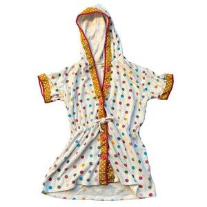 MATILDA JANE Camp MJC Sunfish Swim Cover Up Polka Dot Girls 10 NWOT